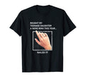 Mens Dad Joke Fake Nose Ring T-Shirt - Custom Art Print Men Women - T-Shirt, Sweatshirt, Hoodie