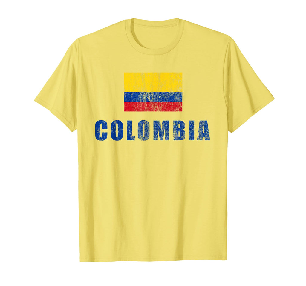 Colombia Columbian Outfit Small T-Shirt - Minimalist Print Men Women - T-Shirt, Sweatshirt, Hoodie