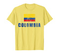 Colombia Columbian Outfit Small T-Shirt - Minimalist Print Men Women - T-Shirt, Sweatshirt, Hoodie