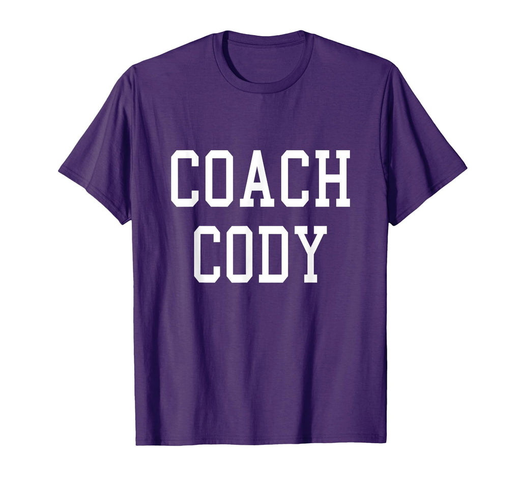 Coach Cody Custom Football Soccer Baseball T-Shirt - Unique Graphic Unisex - T-Shirt, Sweatshirt, Hoodie