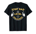 Step Dad Level Unlocked Soon To Be T-Shirt - Casual Everyday Wear Unisex - T-Shirt, Sweatshirt, Hoodie