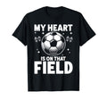 My Heart Is That Field Soccer Season T-Shirt - Minimalist Print for Adults - T-Shirt, Sweatshirt, Hoodie
