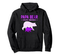 Papa Bear Epilepsy Awareness Month Hoodie - Fun Novelty Design Men Women - T-Shirt, Sweatshirt, Hoodie