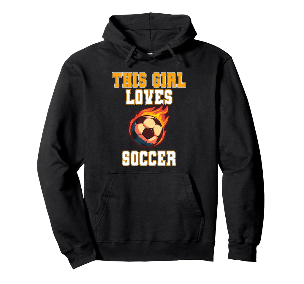 This Loves Soccer Game Day Female Hoodie - Custom Art Print for Adults - T-Shirt, Sweatshirt, Hoodie