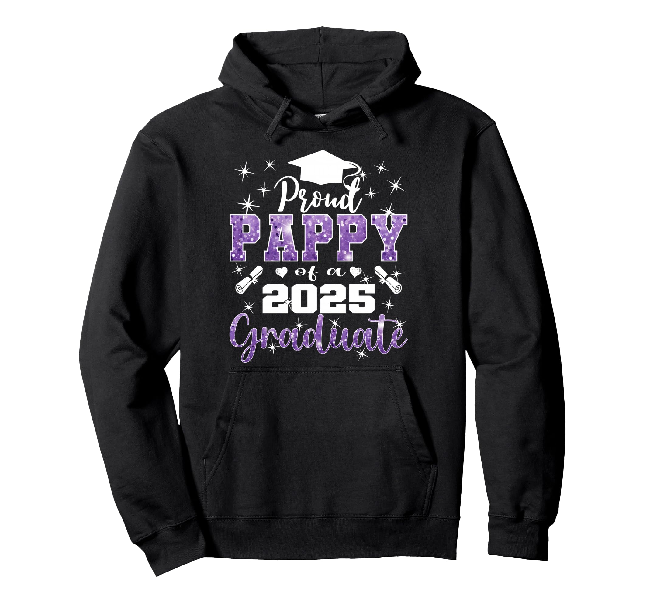 Super Proud Pappy 2026 Graduate Senior Hoodie - Minimalist Print Unisex - T-Shirt, Sweatshirt, Hoodie
