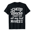 Cheer Uncle Proud Uncle Cheerleader T-Shirt - Aesthetic Graphic Men Women - T-Shirt, Sweatshirt, Hoodie