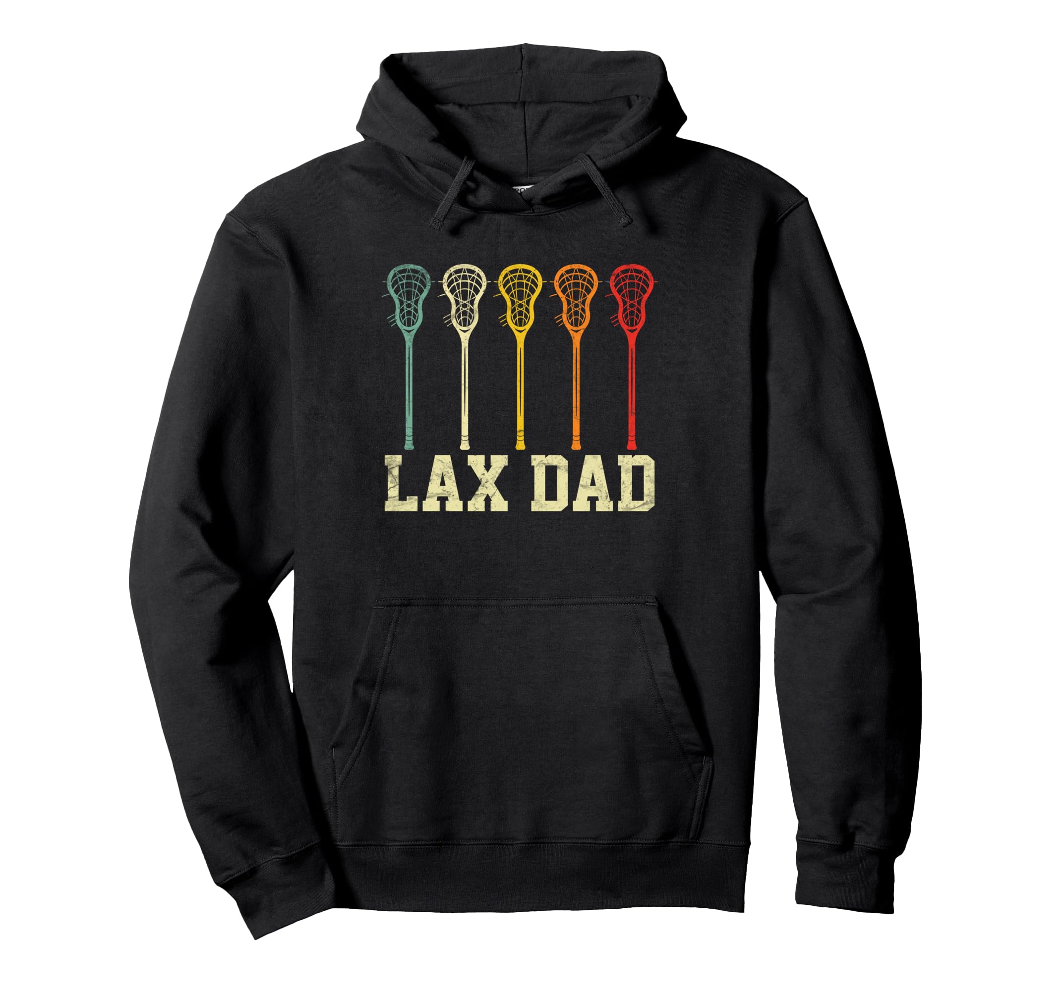 Lacrosse Dad Lax Dad Lacrosse Legend Hoodie - Novelty Apparel for Adults - T-Shirt, Sweatshirt, Hoodie