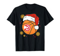 Nba Atlanta Hawks Santa Hat Ball T-Shirt - Minimalist Print Unisex - T-Shirt, Sweatshirt, Hoodie
