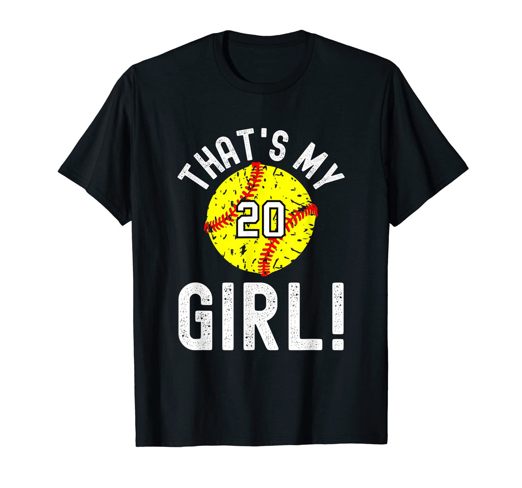 Thats My Jersey Number 20 Softball Mom T-Shirt - Graphic Print Men Women - T-Shirt, Sweatshirt, Hoodie