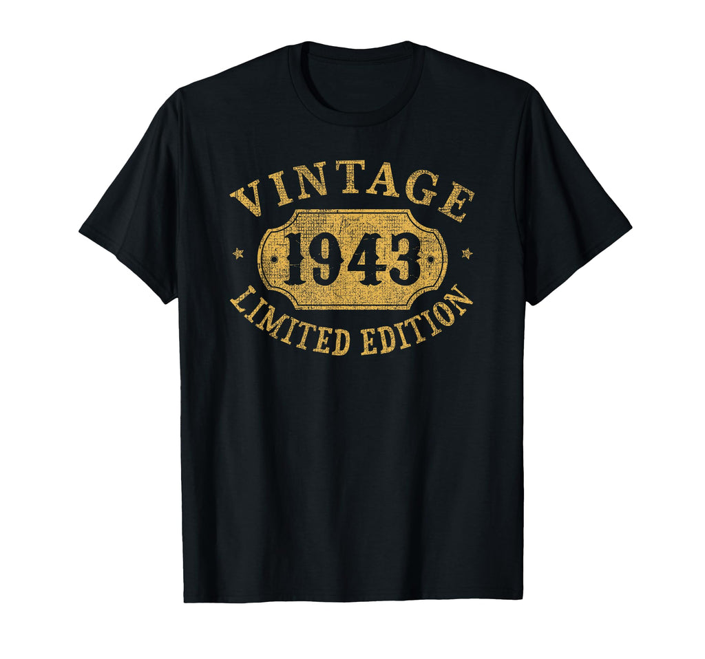83Rd Birthday 83 Year Old Funny 1943 T-Shirt - Custom Art Print Men Women - T-Shirt, Sweatshirt, Hoodie