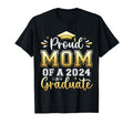 Proud Mom 2024 Graduate Senior T-Shirt - Aesthetic Graphic for Adults - T-Shirt, Sweatshirt, Hoodie