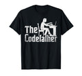 Codefather Funny Programmer Dad Computer T-Shirt - Custom Art Print Unisex - T-Shirt, Sweatshirt, Hoodie