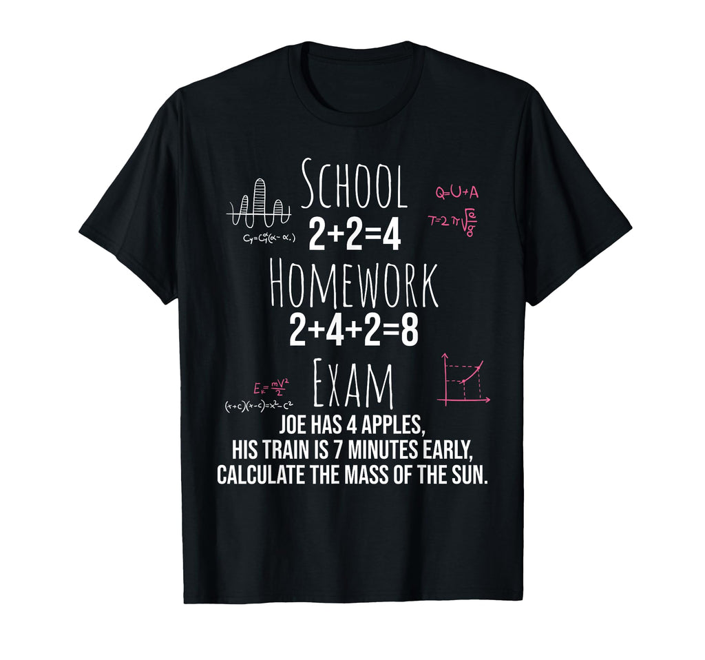 Funny Math Gift Teen Tween Teacher T-Shirt - Custom Art Print Men Women - T-Shirt, Sweatshirt, Hoodie