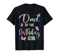 Dad Birthday Butterfly Themed Party Family T-Shirt - Novelty Apparel Unisex - T-Shirt, Sweatshirt, Hoodie