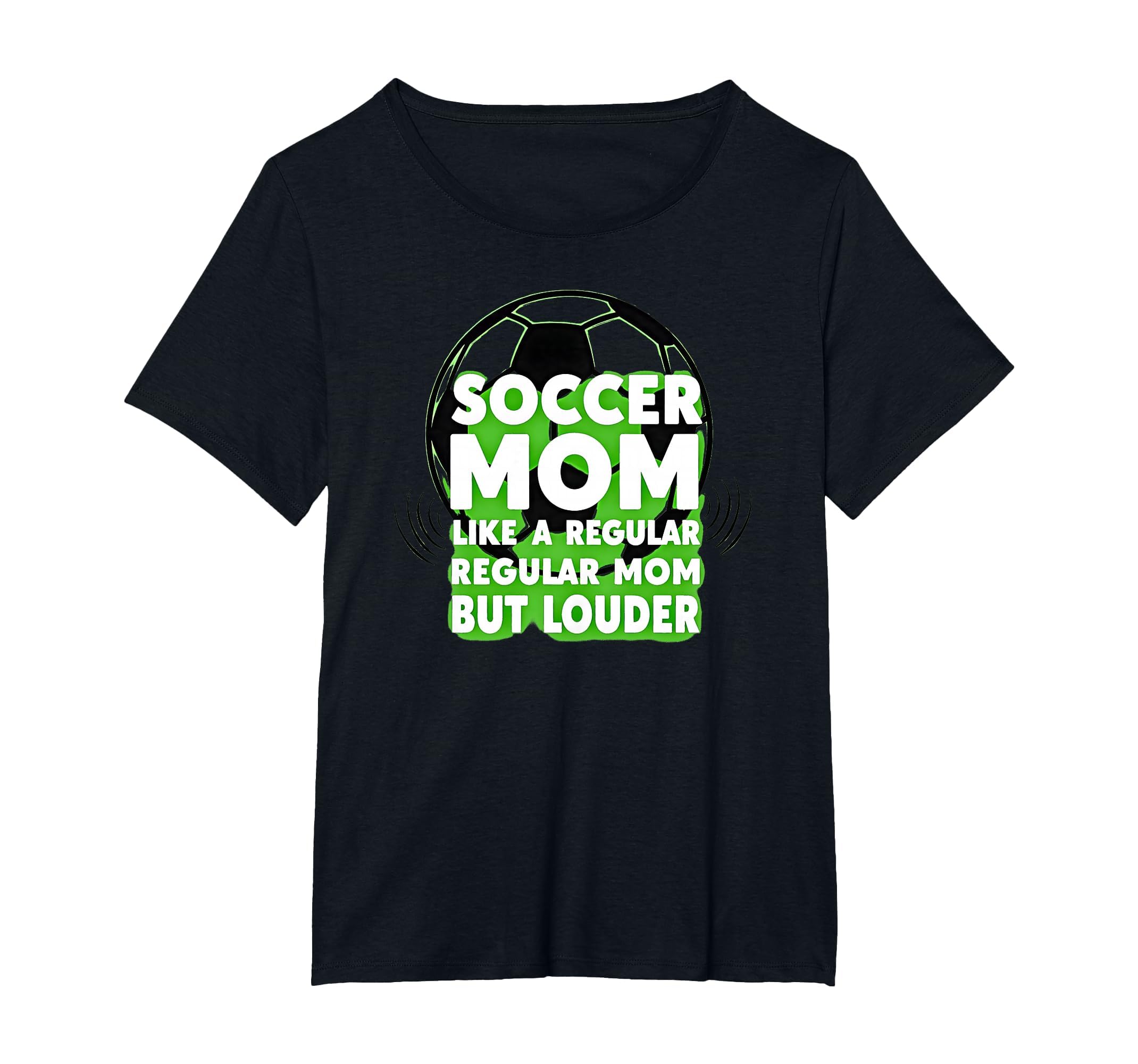 Soccer Mom Like Regular Mom But Sweatshirt - Minimalist Print for Adults - T-Shirt, Sweatshirt, Hoodie