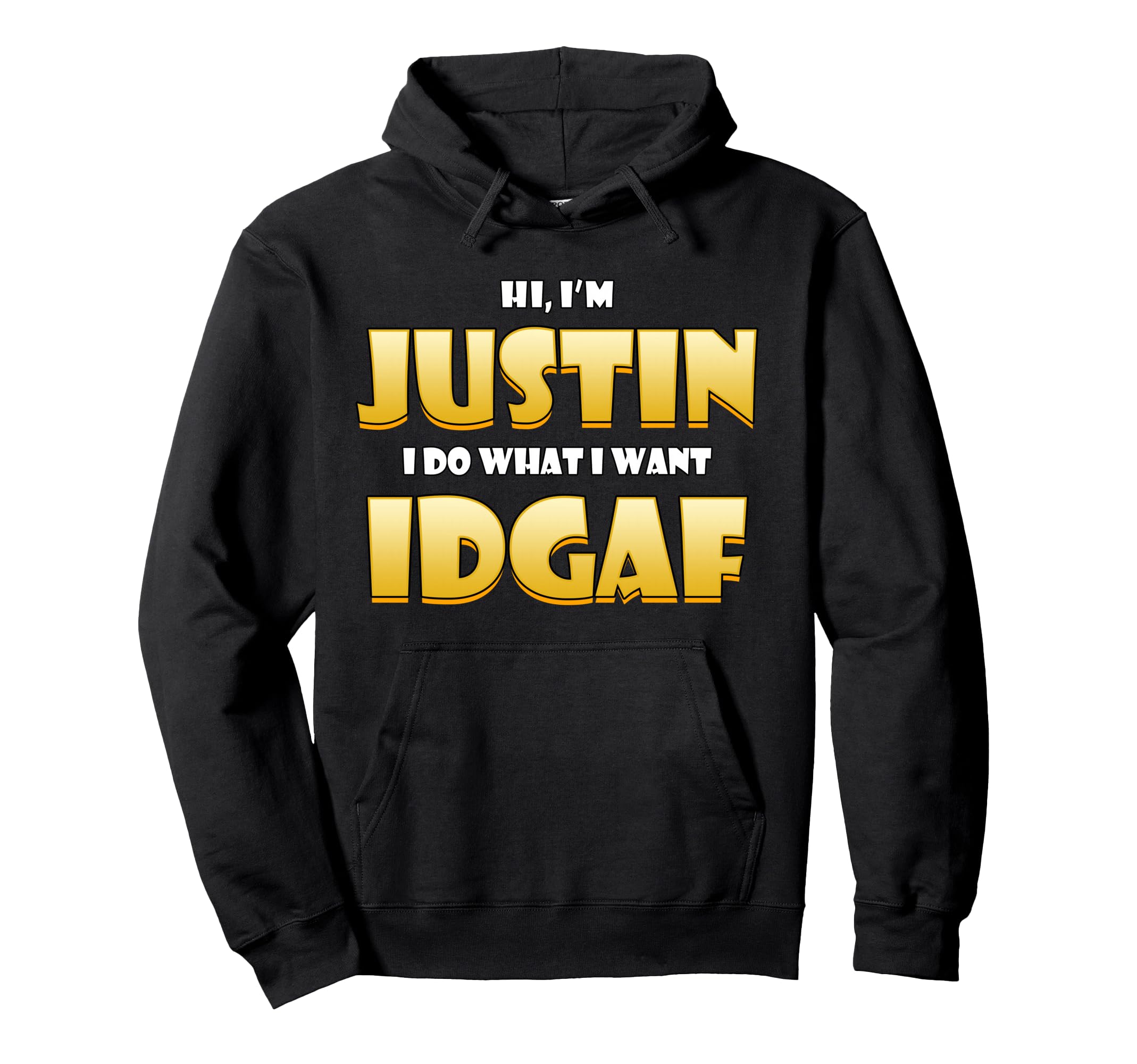 Justin Costume Idgaf Meme Personalized Hoodie - Unique Graphic for Adults - T-Shirt, Sweatshirt, Hoodie