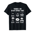 Things I Do My Spare Time Airplane T-Shirt - Minimalist Print for Adults - T-Shirt, Sweatshirt, Hoodie