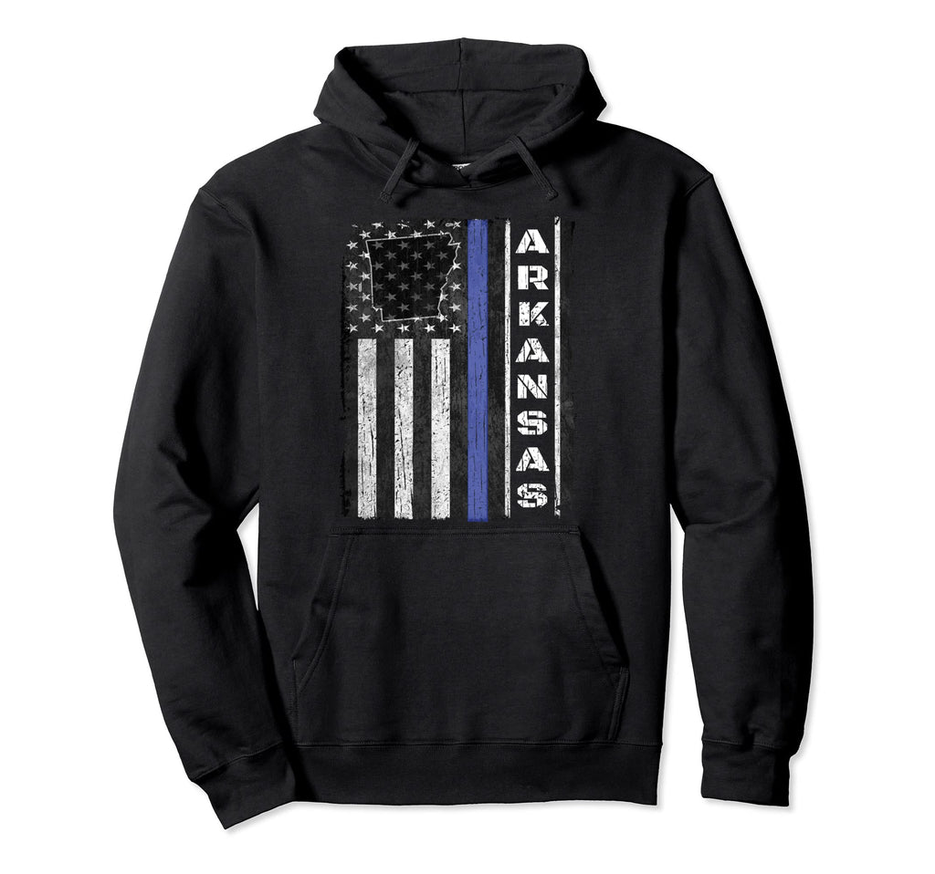 Arkansas Police Week Thin Blue Lineusa Hoodie - Streetwear Style Men Women - T-Shirt, Sweatshirt, Hoodie