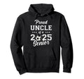 Senior Uncle Soccer Class 2025 Hoodie - Graphic Print for Adults - T-Shirt, Sweatshirt, Hoodie