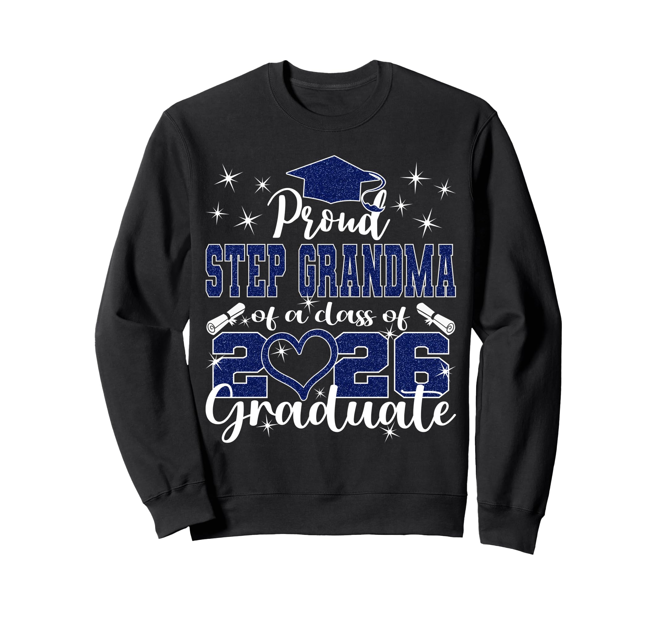 Super Proud Step Grandma 2026 Sweatshirt - Minimalist Print Men Women - T-Shirt, Sweatshirt, Hoodie