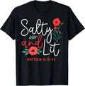 Christian Bible Verse Faith God Pun Flower Salty And - Adult & Kids T-Shirts, Sweatshirts & Hoodies apparel design preview 1