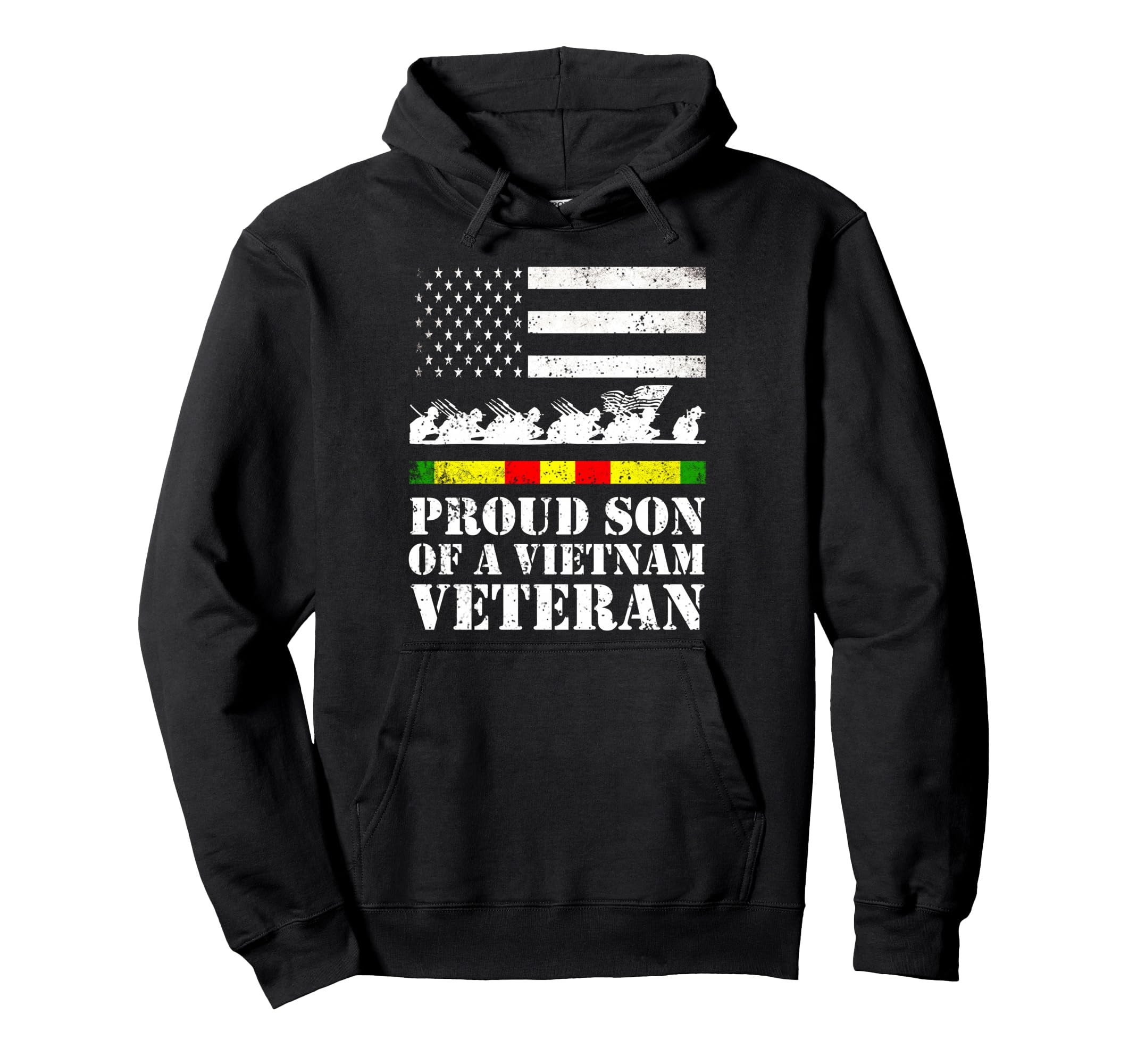 Proud Son Vietnam Veteran Hoodie - Minimalist Print Men Women - T-Shirt, Sweatshirt, Hoodie