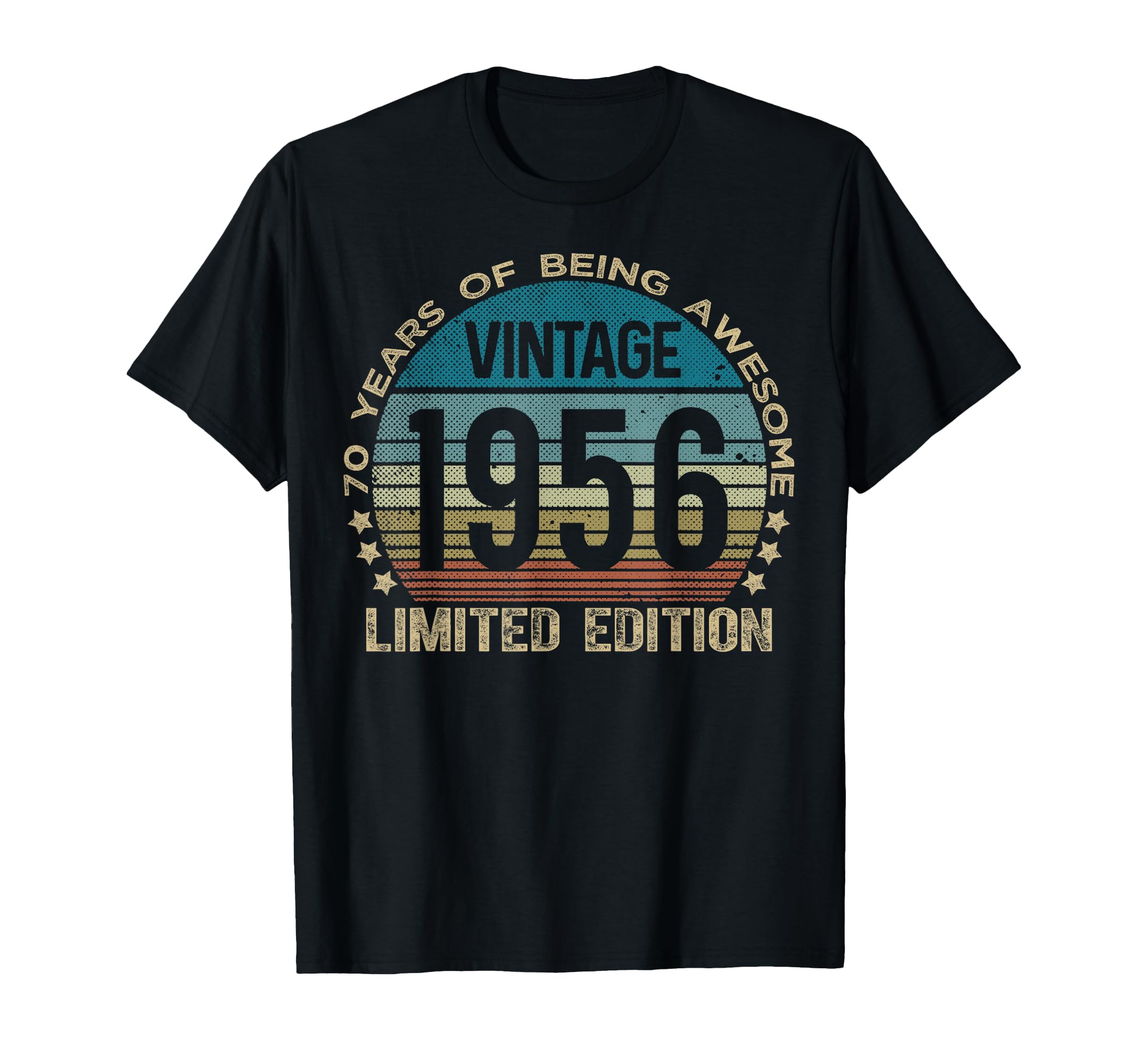 70 Year Old Gifts 1956 70Th Birthday T-Shirt - Aesthetic Graphic for Adults - T-Shirt, Sweatshirt, Hoodie