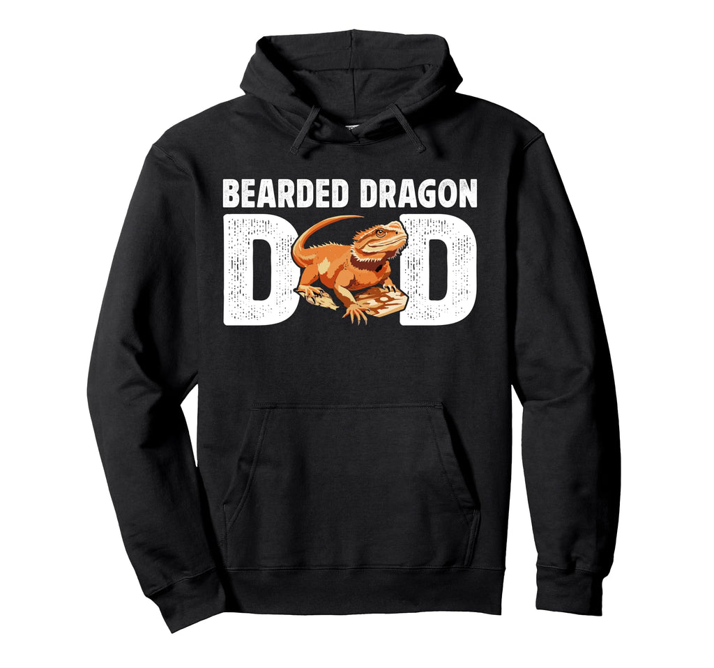 Bearded Dragon Dad Bearded Dragon Hoodie - Fun Novelty Design for Adults - T-Shirt, Sweatshirt, Hoodie