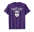 Thats My 6 Baseball Number 6 T-Shirt - Fun Novelty Design for Adults - T-Shirt, Sweatshirt, Hoodie