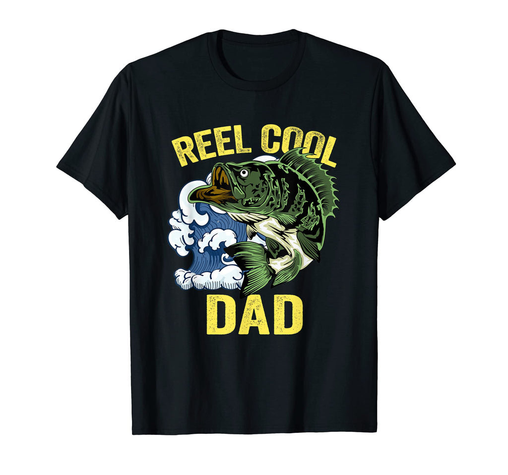 Reel Dad Fishing Fathers Day Dad Daddy T-Shirt - Minimalist Print Unisex - T-Shirt, Sweatshirt, Hoodie