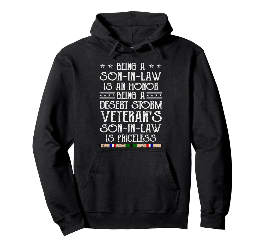 Proud Desert Storm Veteran Son Law Family Hoodie - Graphic Print Men Women - T-Shirt, Sweatshirt, Hoodie