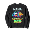 Nana Birthday Basketball Soccer Sweatshirt - Aesthetic Graphic for Adults - T-Shirt, Sweatshirt, Hoodie