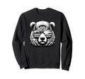 Papa Bear Face Sunglases 4Th July Sweatshirt - Graphic Print for Adults - T-Shirt, Sweatshirt, Hoodie