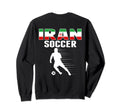 Iran Soccer Fans Jersey Proud Iranian Sweatshirt - Graphic Print Men Women - T-Shirt, Sweatshirt, Hoodie