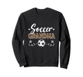 Funny Soccer Grandma Leopard Pattern Sweatshirt - Trendy Graphic Unisex - T-Shirt, Sweatshirt, Hoodie