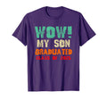 Wow My Son Graduated Class 2025 Funny T-Shirt - Minimalist Print Unisex - T-Shirt, Sweatshirt, Hoodie