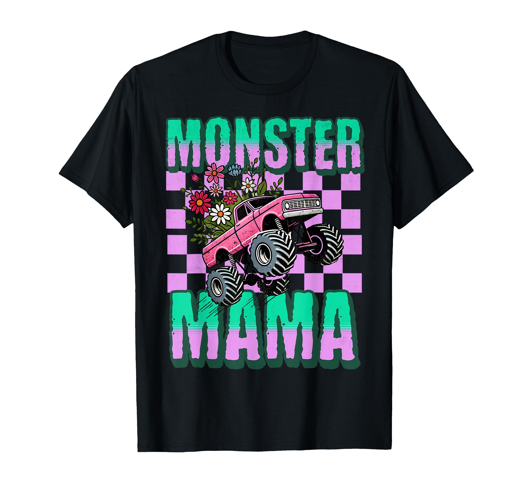 Monster Mama Womens Monster Truck Lover T-Shirt - Trendy Graphic for Adults - T-Shirt, Sweatshirt, Hoodie