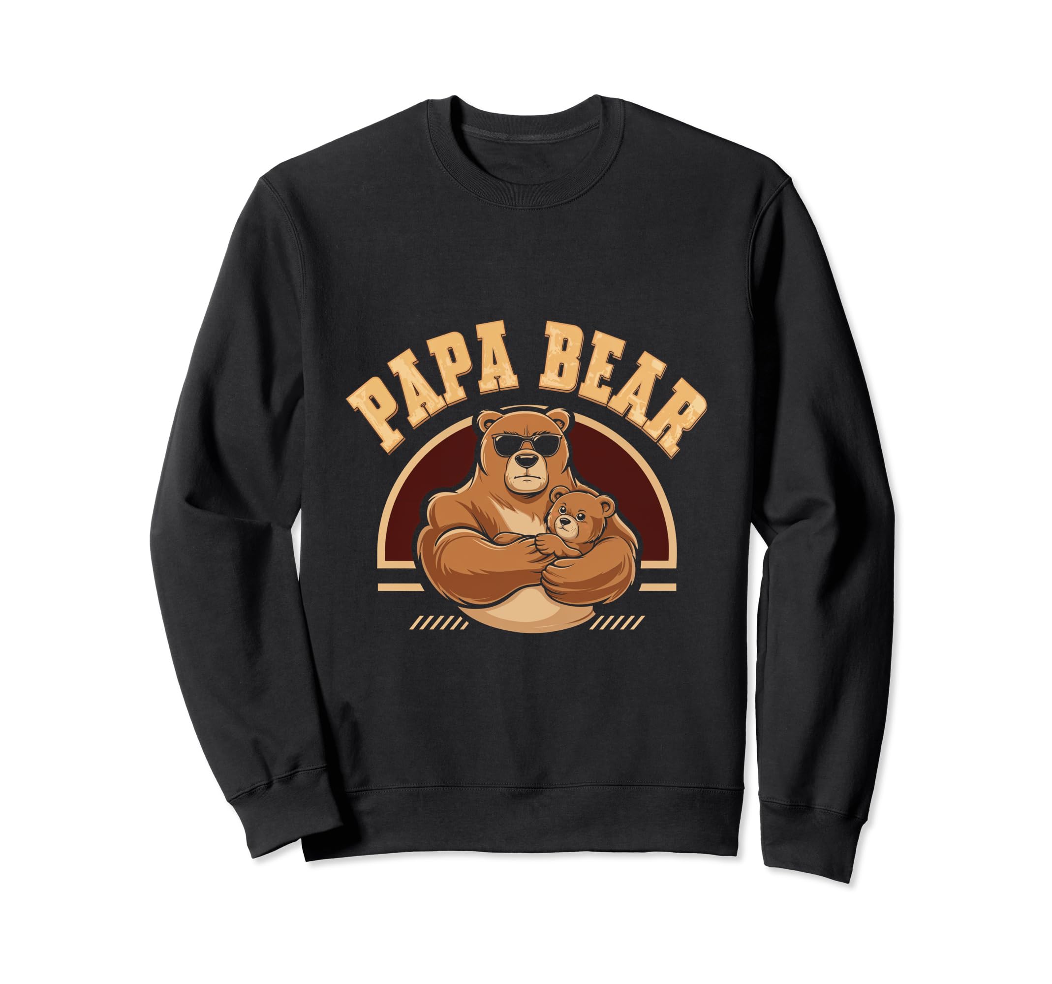 Papa Bear Bear Family Animal Dad Sweatshirt - Fun Novelty Design Men Women - T-Shirt, Sweatshirt, Hoodie