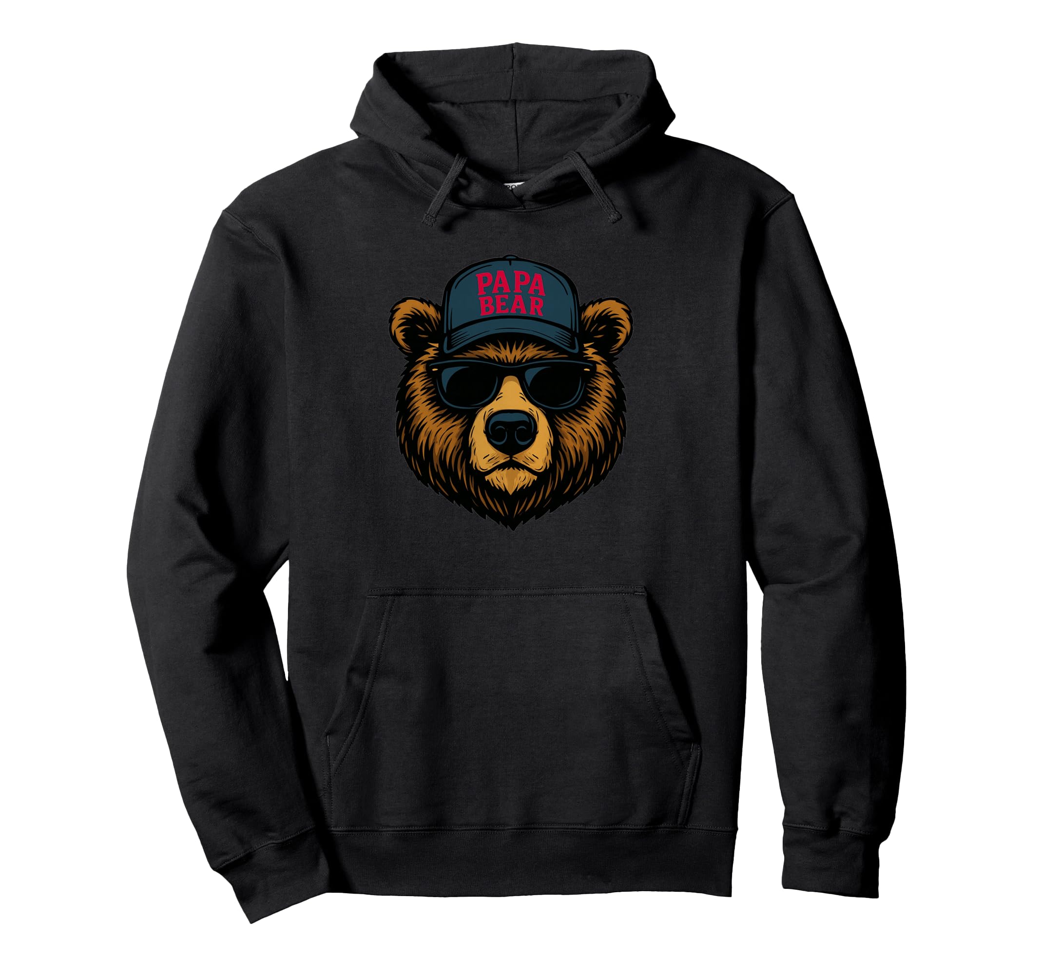 Papa Bear Fathers Day Great Dad Joke Hoodie - Aesthetic Graphic Men Women - T-Shirt, Sweatshirt, Hoodie