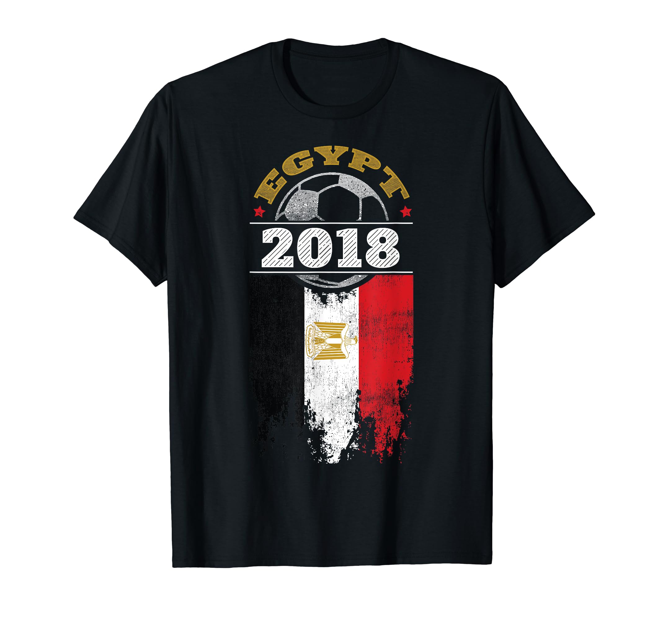 Egypt 2018 Soccer Egyptian Flag Fan T-Shirt - Minimalist Print for Adults - T-Shirt, Sweatshirt, Hoodie