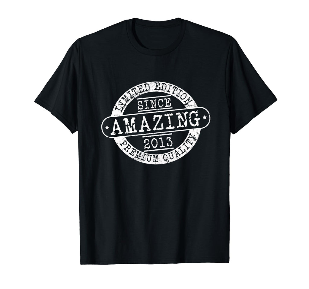 Amazing Since 2013 Rustic Born 2013 T-Shirt - Minimalist Print Unisex - T-Shirt, Sweatshirt, Hoodie