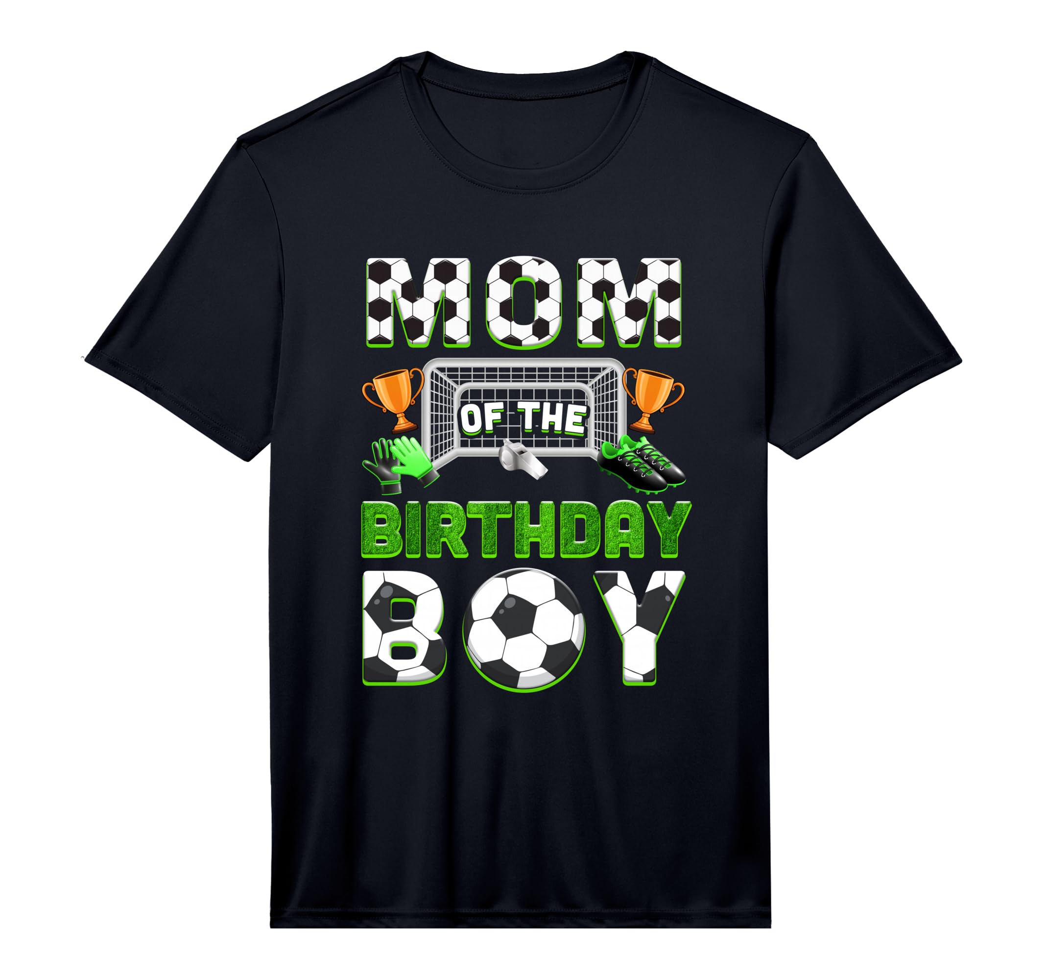Mens Mom Birthday Soccer Family T-Shirt - Custom Art Print for Adults - T-Shirt, Sweatshirt, Hoodie