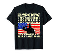 Mens My Son My Soldier Hero Proud T-Shirt - Minimalist Print for Adults - T-Shirt, Sweatshirt, Hoodie