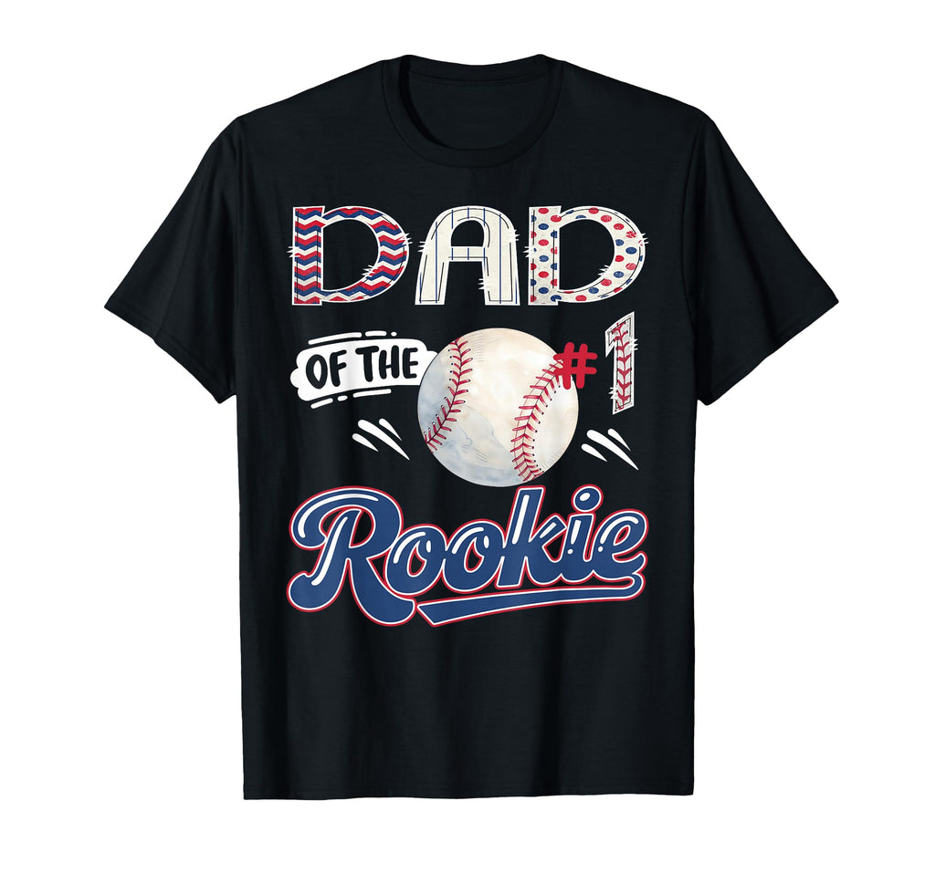 Dad Rookie Baseball 1St Birthday Party T-Shirt - Fun Novelty Design Unisex - T-Shirt, Sweatshirt, Hoodie
