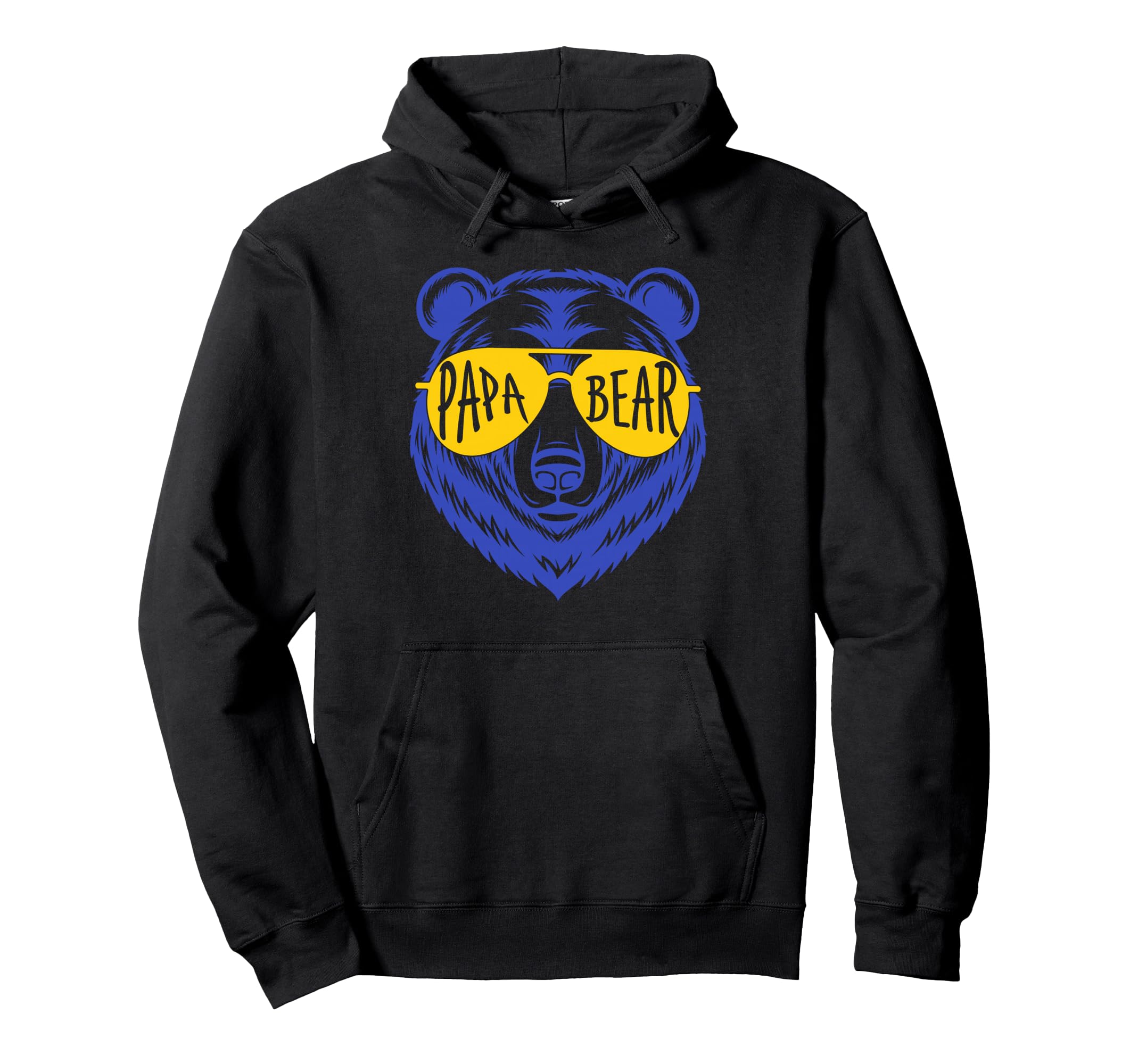 Papa Bear Down Syndrome Dad Son Daughter Hoodie - Streetwear Style Unisex - T-Shirt, Sweatshirt, Hoodie