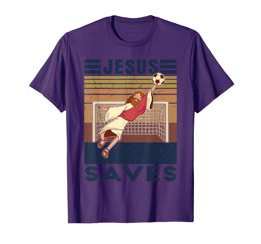 Goalkeeper Jesus Saves Soccer Goal T-Shirt - Streetwear Style for Adults - T-Shirt, Sweatshirt, Hoodie