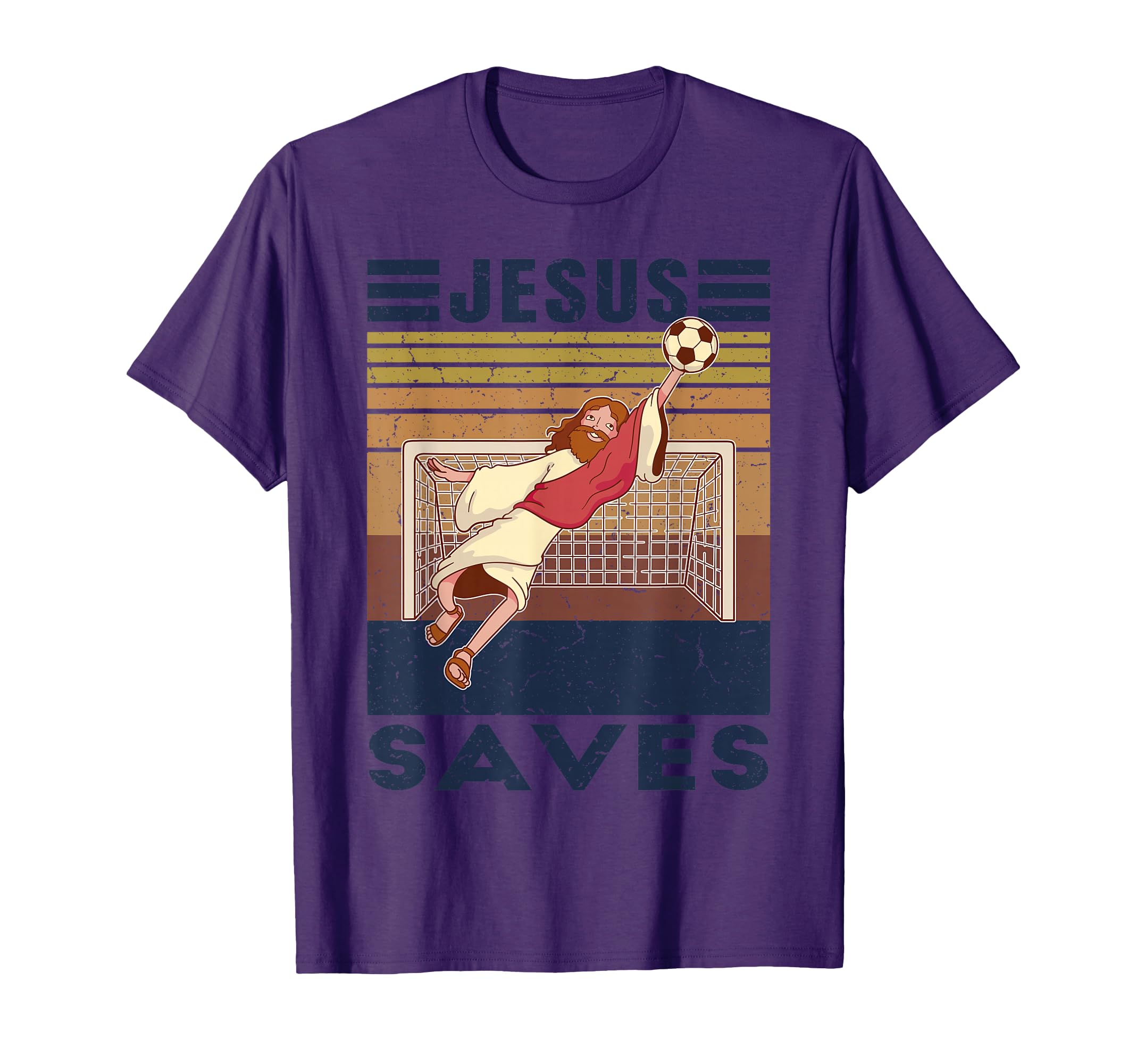 Goalkeeper Jesus Saves Soccer Goal T-Shirt - Streetwear Style for Adults - T-Shirt, Sweatshirt, Hoodie
