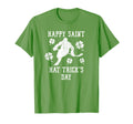 St Patricks Day Happy Saint Hat T-Shirt - Minimalist Print for Adults - T-Shirt, Sweatshirt, Hoodie