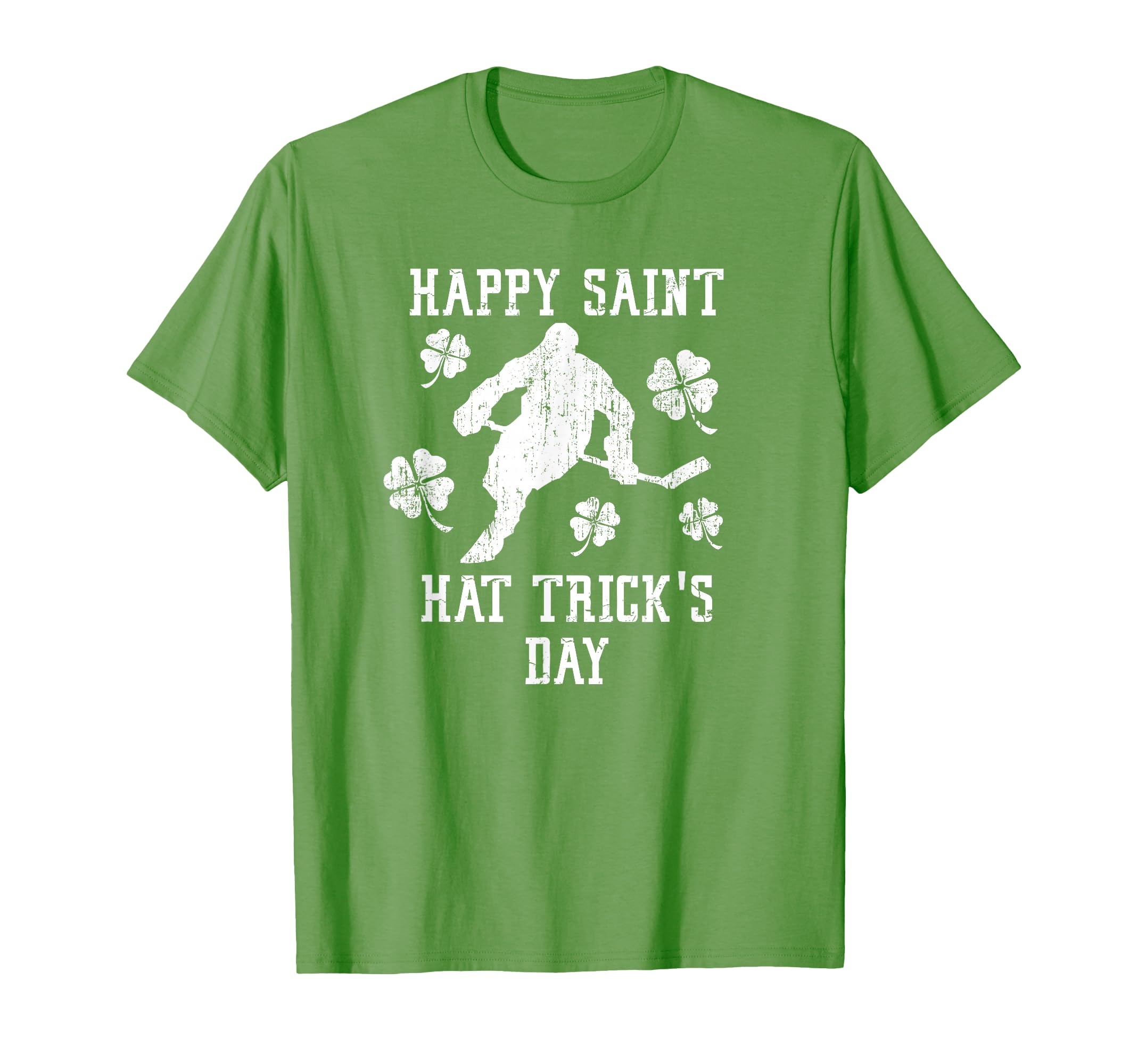 St Patricks Day Happy Saint Hat T-Shirt - Minimalist Print for Adults - T-Shirt, Sweatshirt, Hoodie