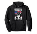 I Have Two Titles Trucker And Dad And Hoodie - Aesthetic Graphic Men Women - T-Shirt, Sweatshirt, Hoodie
